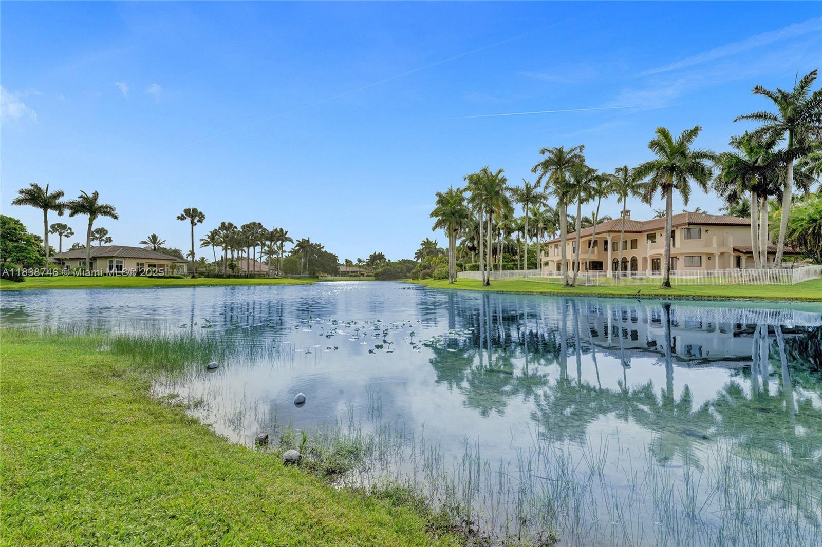 3833 Pine Lake Drive Weston, FL 33332 - Photo 44 of 46 a view of a lake with houses in the back