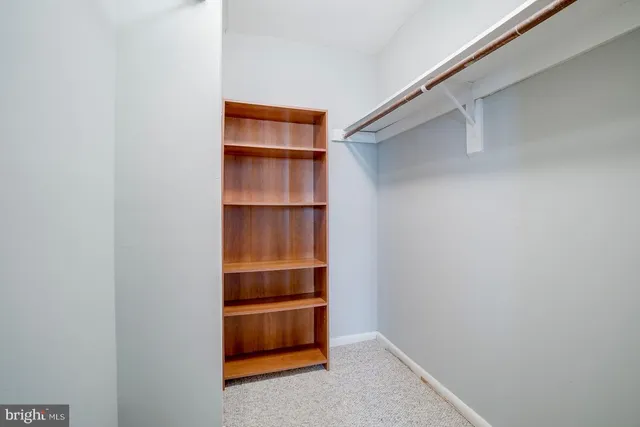 a room with closet