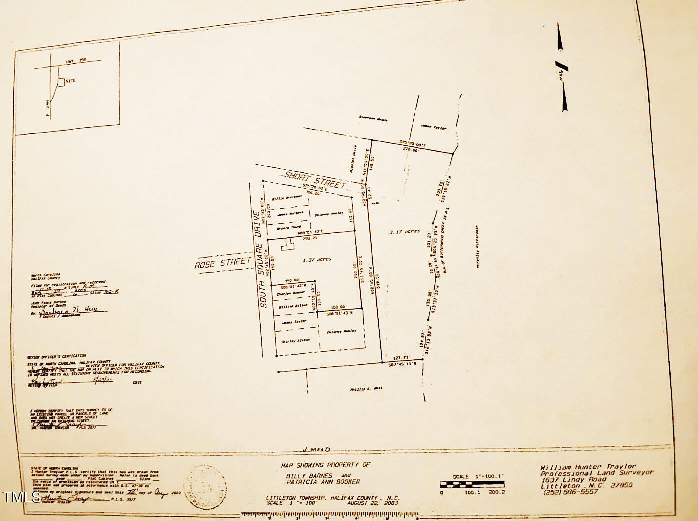 0 Short Street Littleton, NC 27850 - Photo 4 of 7 Short Street Survey