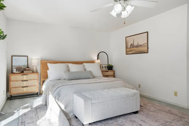 a front view of a house with a garage