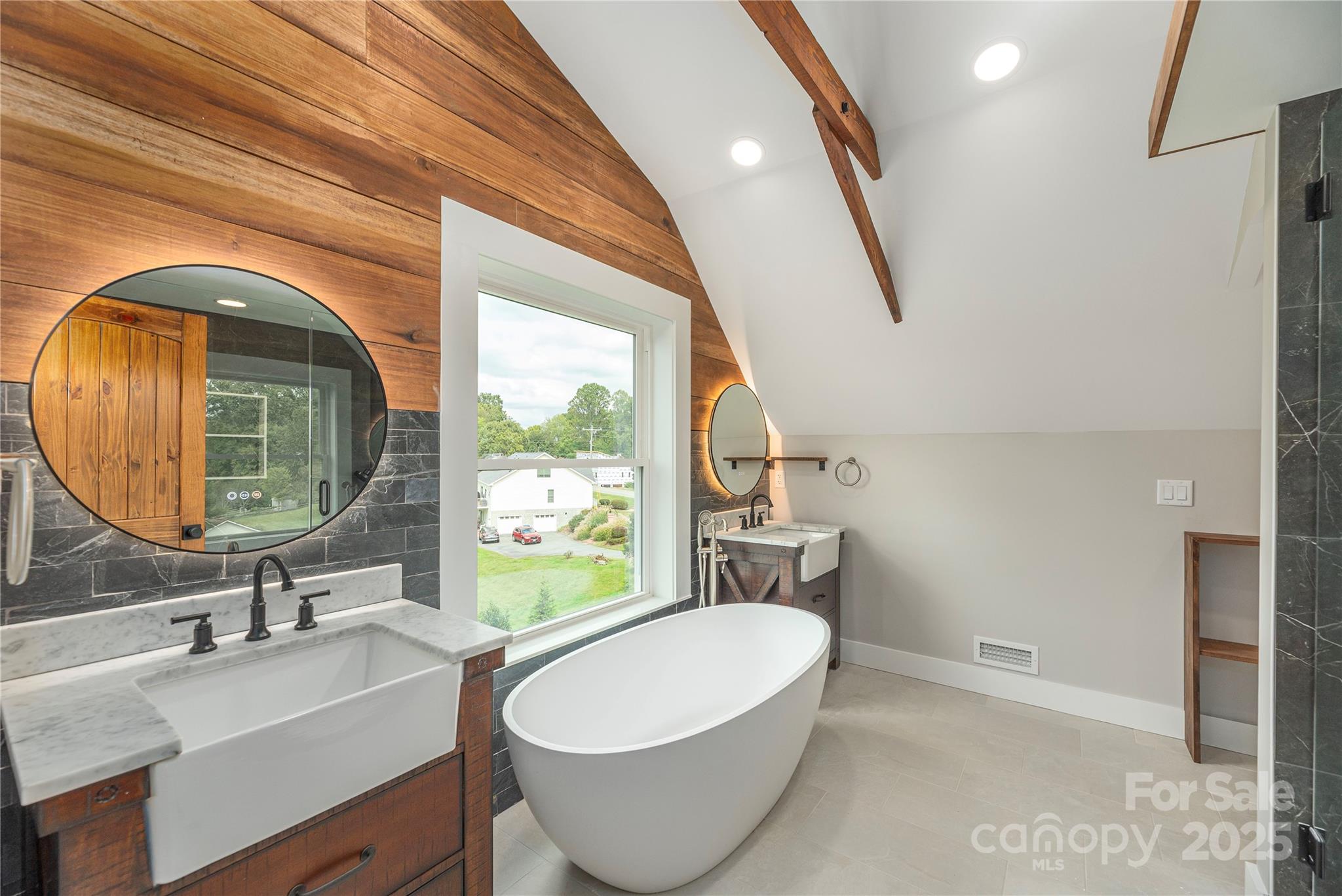 234 Erwin Hills Road Asheville, NC 28806 - Photo 24 of 47 a bathroom with a sink and a mirror