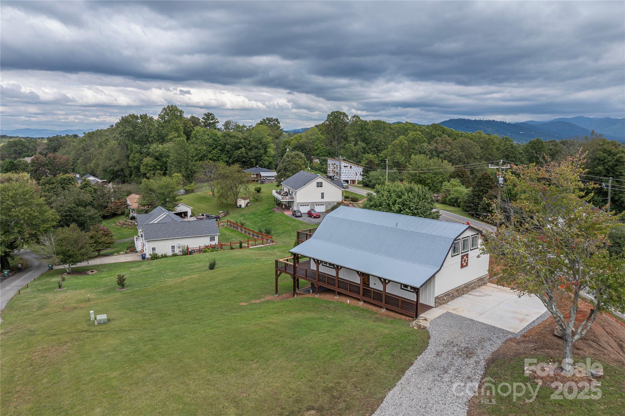 234 Erwin Hills Road Asheville, NC 28806 - Photo 42 of 47 an aerial view of a house having yard