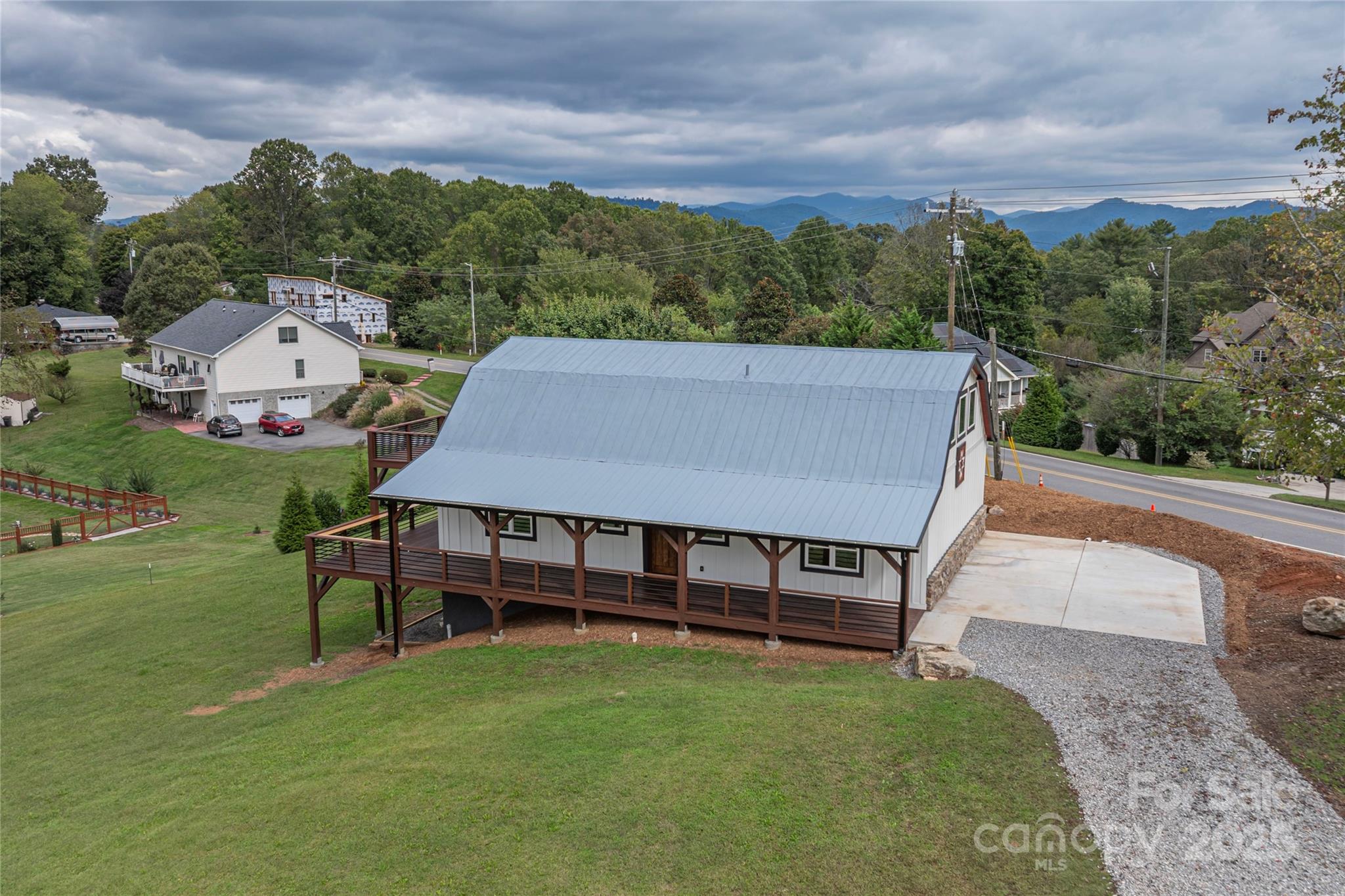 234 Erwin Hills Road Asheville, NC 28806 - Photo 44 of 47 an aerial view of a house having yard