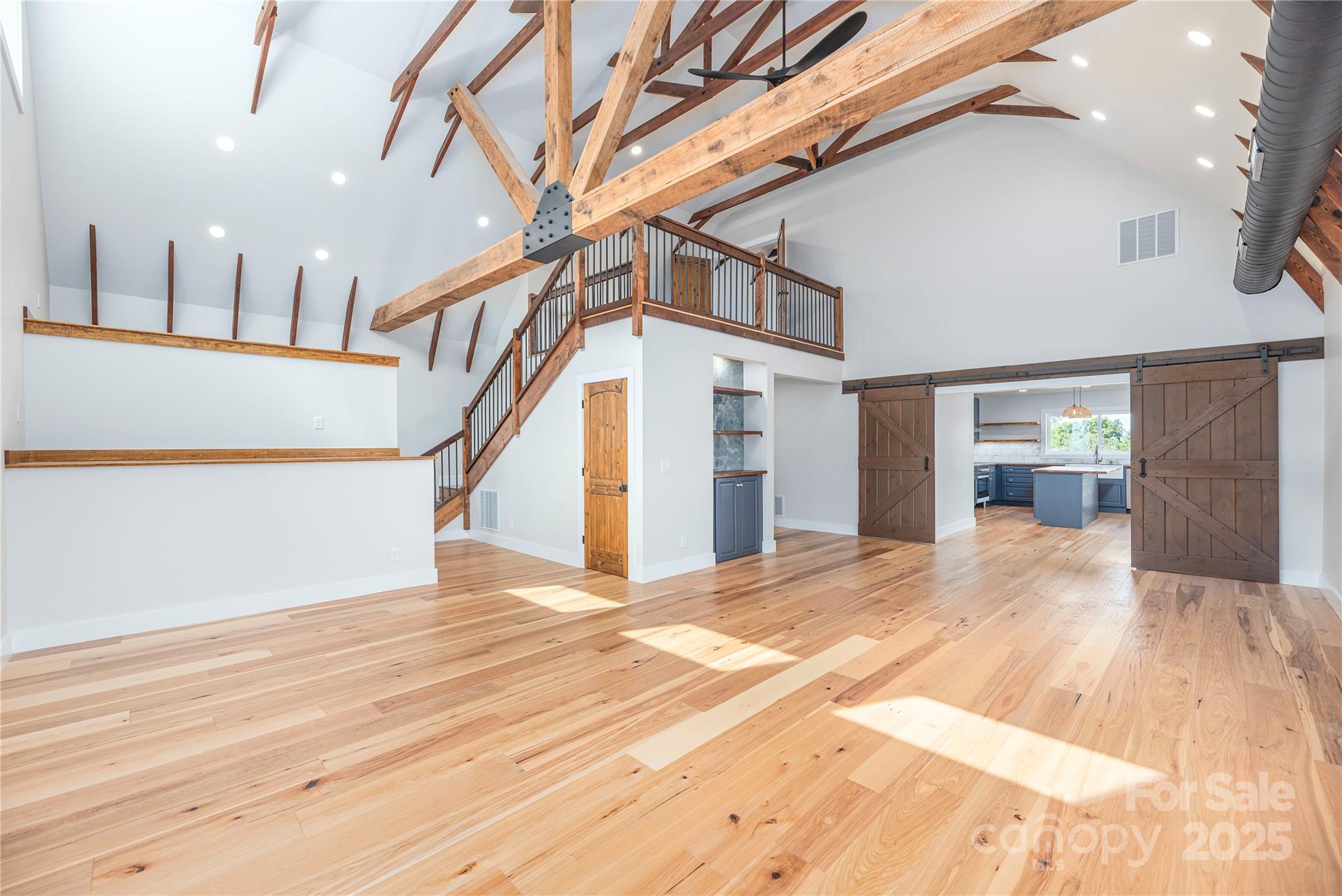 234 Erwin Hills Road Asheville, NC 28806 - Photo 7 of 47 a view of a hallway with a white house