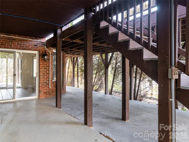 a view of a city with sign board