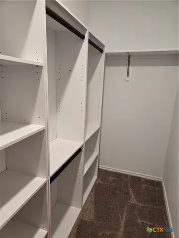 a view of walk in closet