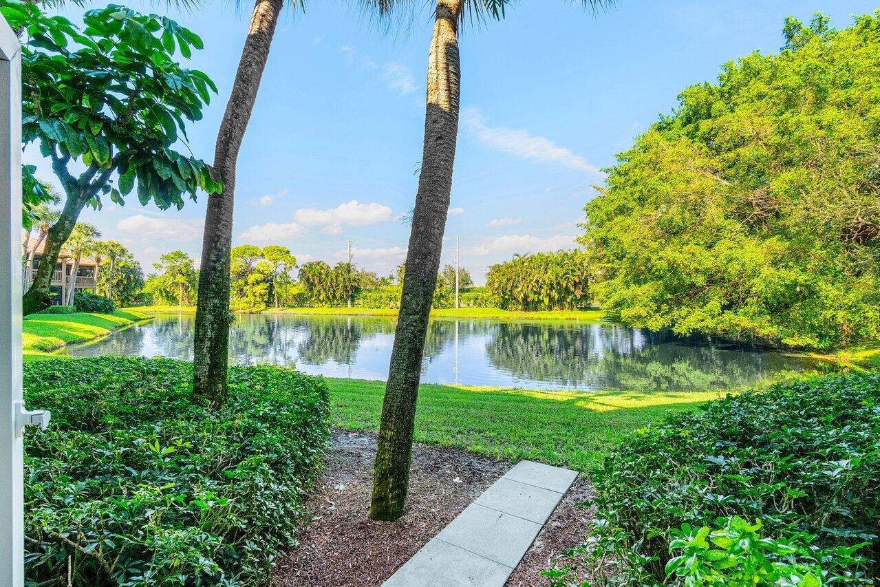 19173 Sabal Lake Drive, Unit 5155 Boca Raton, FL 33434 - Photo 31 of 33 a view of a garden with a tree