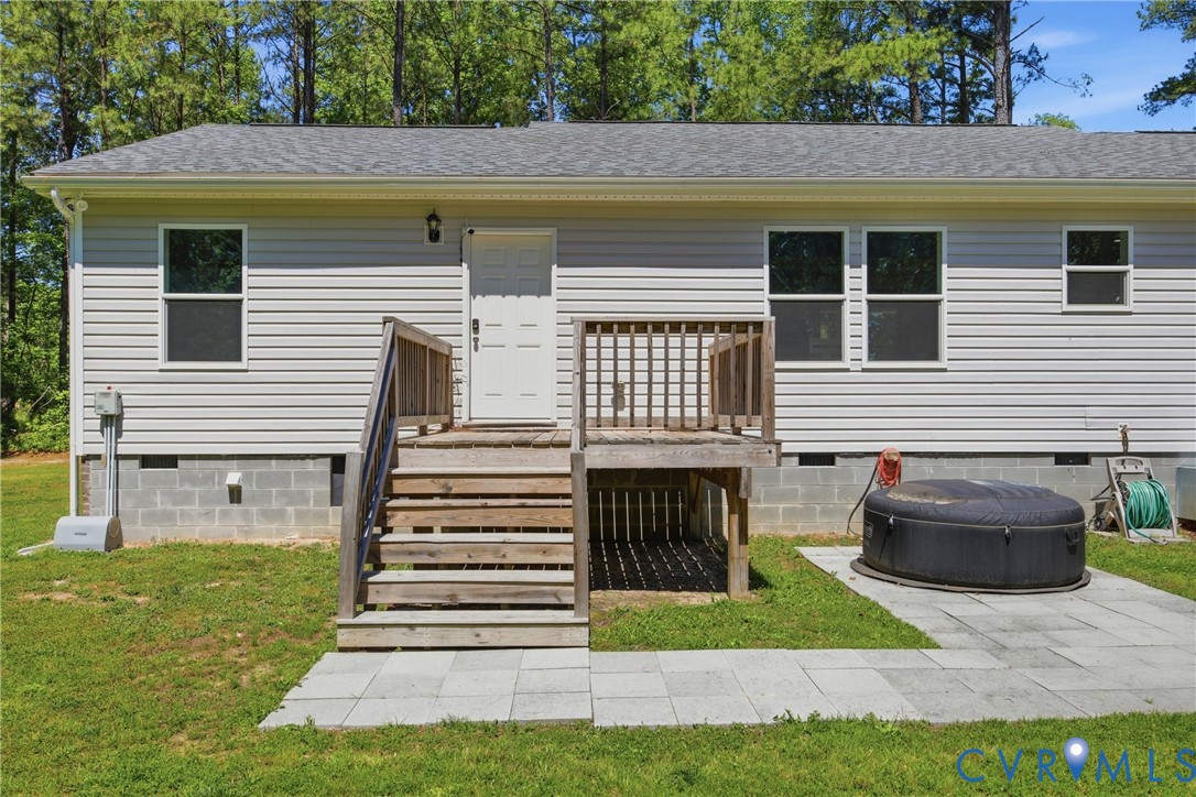 93 Faraway Road Saluda, VA 23149 - Photo 36 of 58 a view of a house with a yard