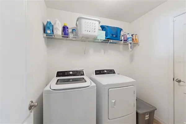 a room with storage and utility