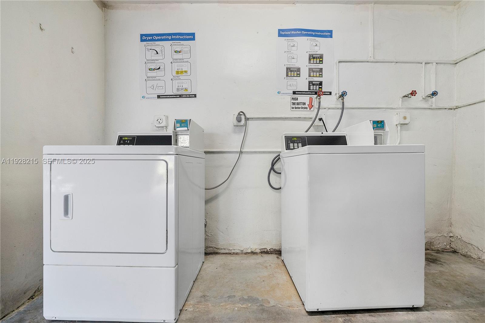 5850 Northwest 57th Avenue, Unit 1 Tamarac, FL 33319 - Photo 45 of 56 a view of storage and utility room with washer and dryer