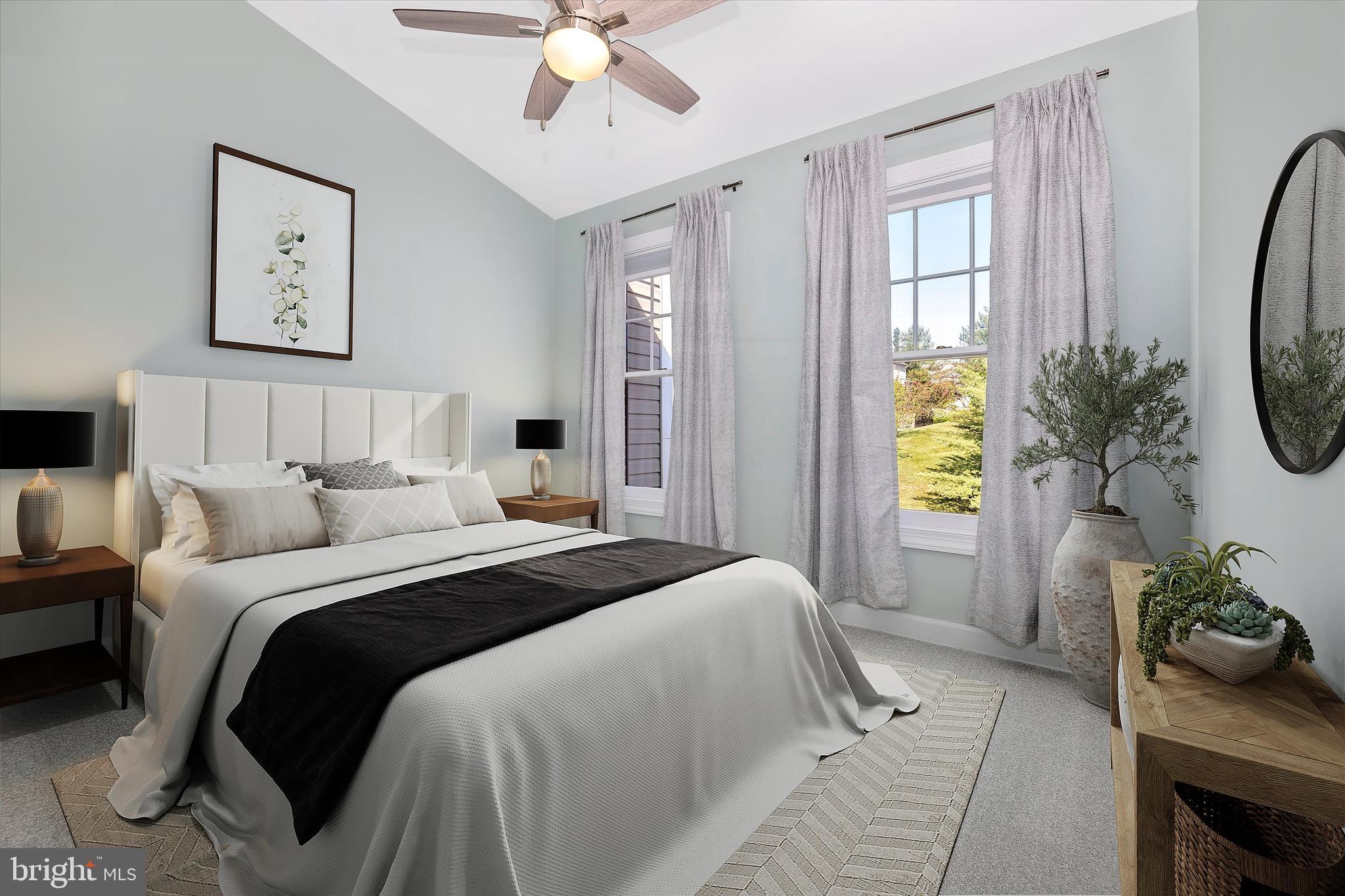 5587 Rivendell Place Frederick, MD 21703 - Photo 15 of 26 Third bedroom with vaulted ceiling