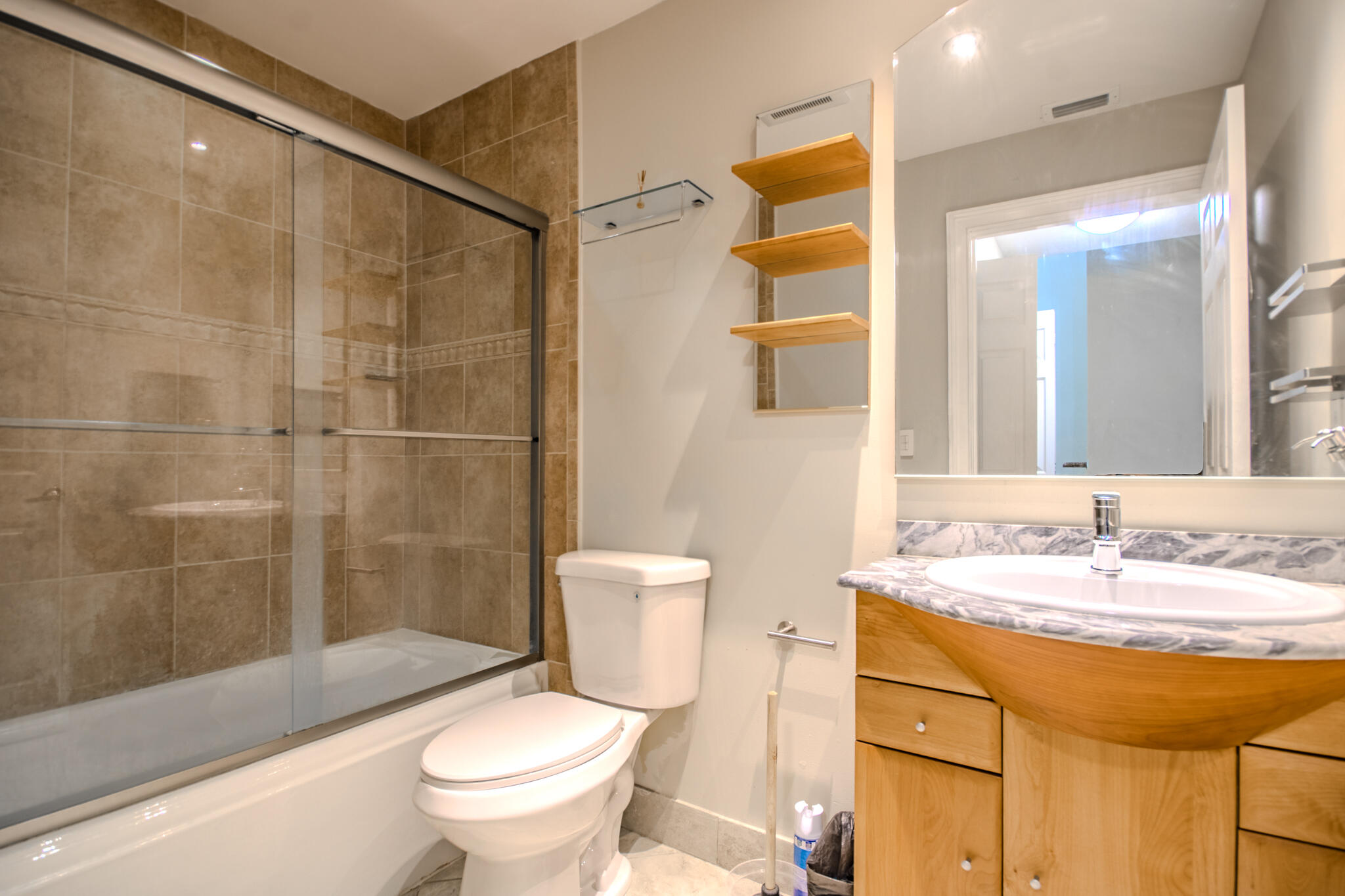 427 Cottonwood Place Boca Raton, FL 33431 - Photo 22 of 30 a bathroom with a sink toilet and shower