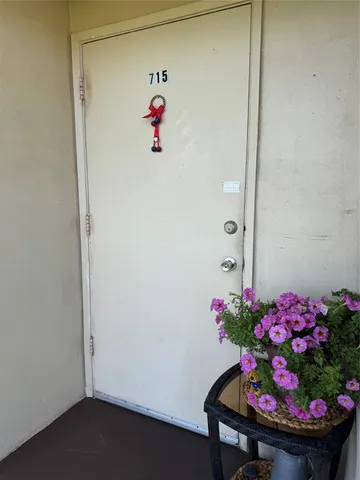 a room with toys and flowers