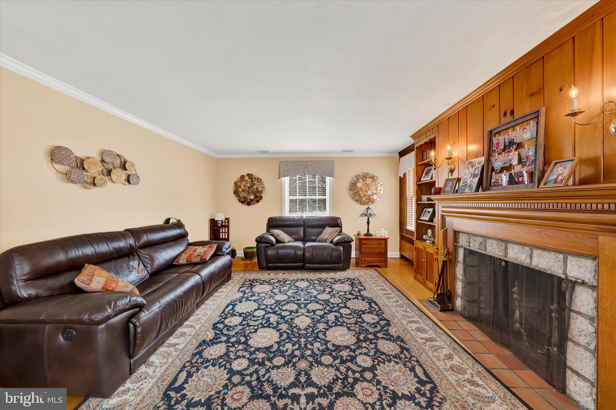 1406 Farr Road Reading, PA 19611 - Photo 6 of 29 a living room with furniture and a fireplace