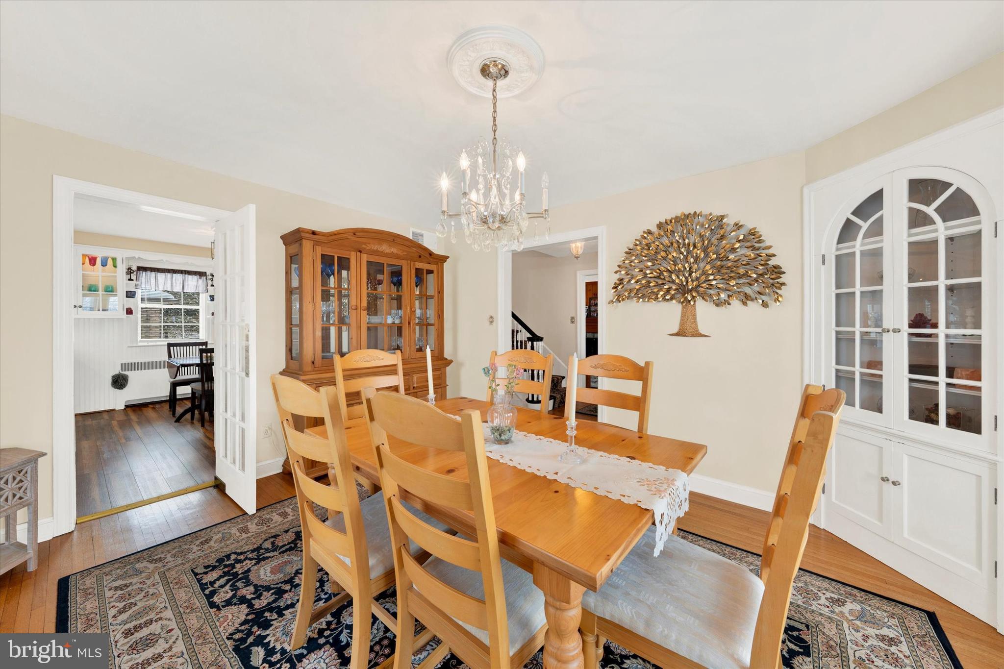 1406 Farr Road Reading, PA 19611 - Photo 8 of 29 a view of a livingroom with furniture wooden floor and a chandelier