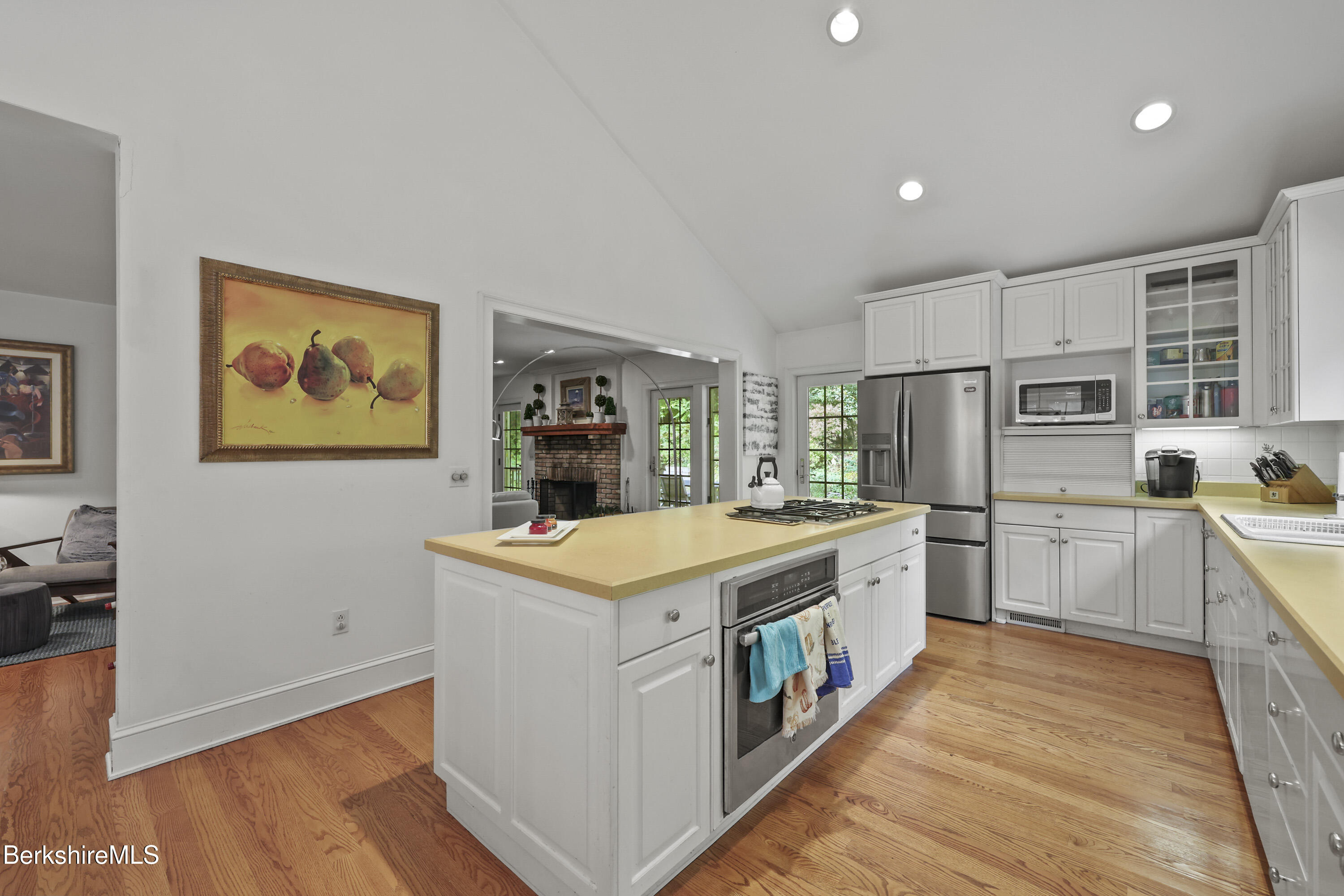 905 W Road Sheffield, MA 01230 - Photo 21 of 60 a kitchen with stainless steel appliances a stove a sink and a refrigerator