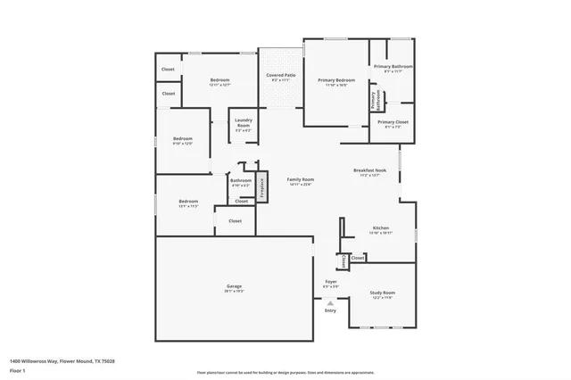 a picture of a floor plan
