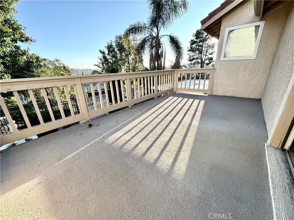 16208 Peppertree Lane La Mirada, CA 90638 - Photo 40 of 75 a view of a balcony with outdoor space