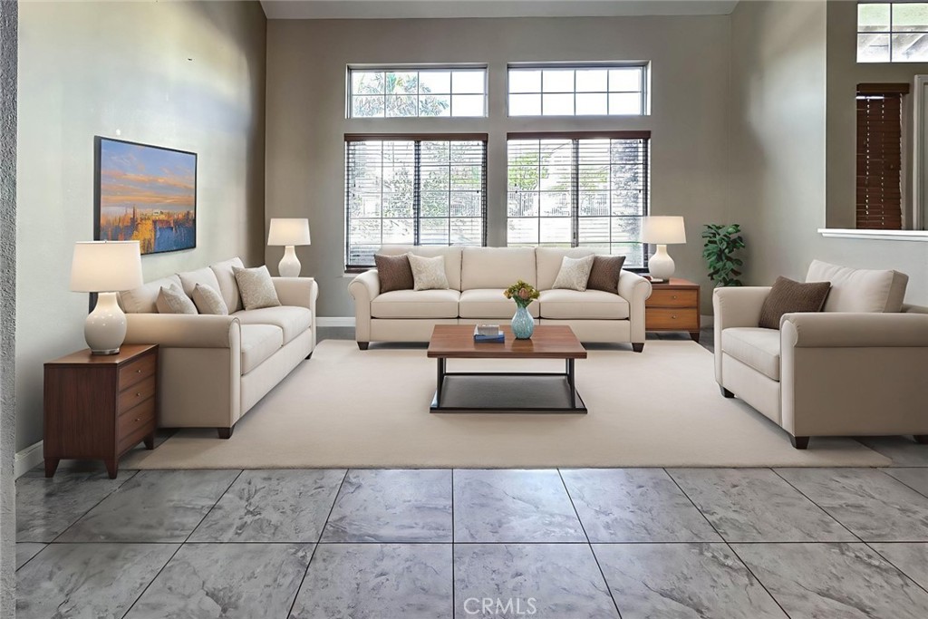 16208 Peppertree Lane La Mirada, CA 90638 - Photo 4 of 75 a living room with furniture and a floor to ceiling window