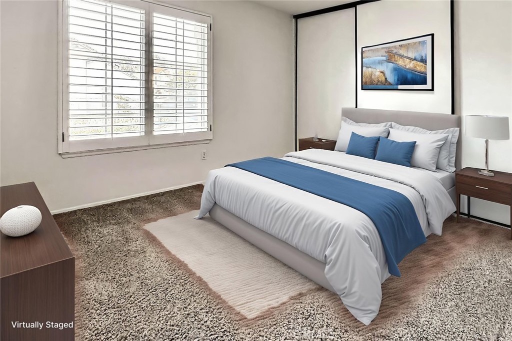 16208 Peppertree Lane La Mirada, CA 90638 - Photo 8 of 75 a bedroom with a bed and a painting on the wall