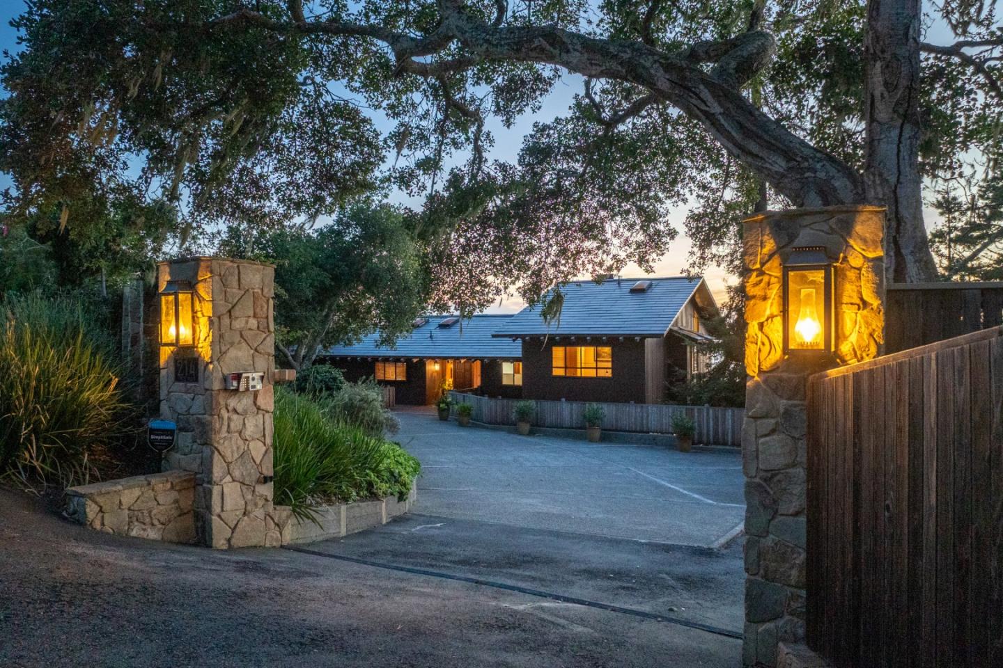 214 Crest Road Carmel, CA 93923 - Photo 28 of 29 a view of a house with a backyard
