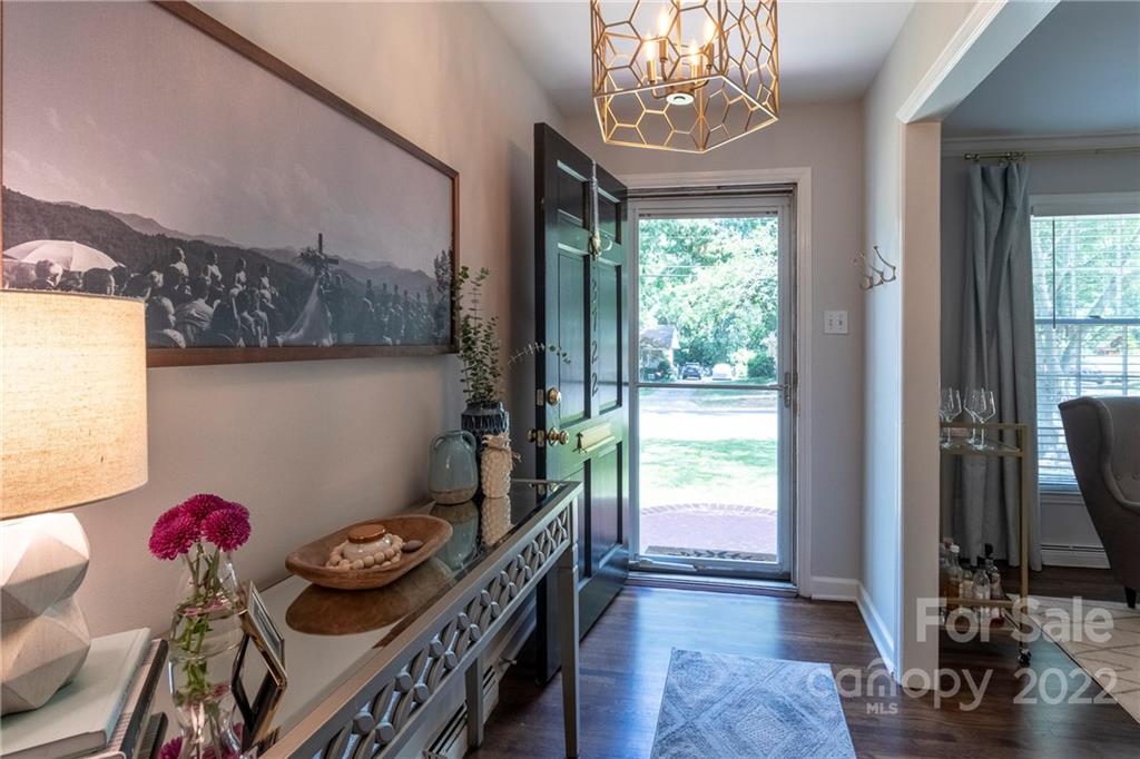 3722 Sulkirk Road Charlotte, NC 28210 - Photo 5 of 37 a view of an entryway and wooden floor