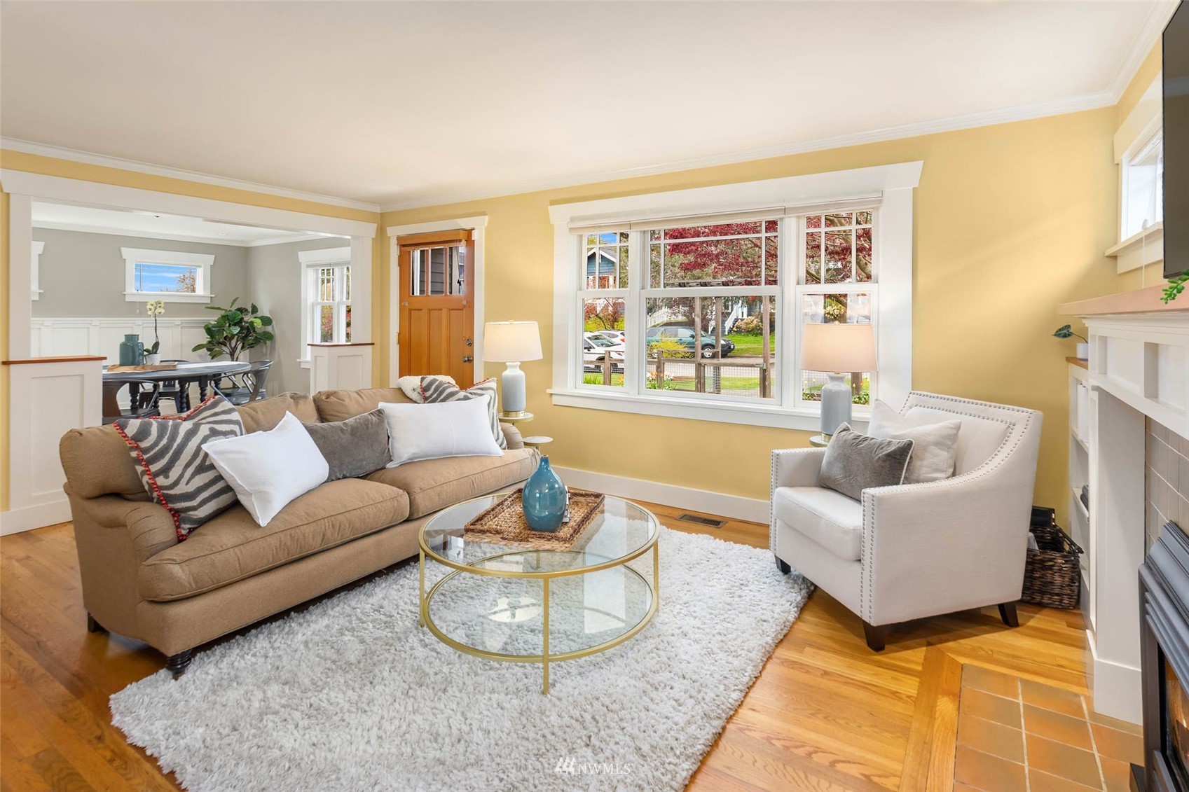 4110 38th Avenue Southwest Seattle, WA 98126 - Photo 7 of 29 a living room with furniture and a large window