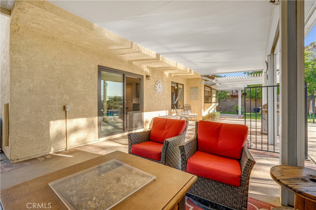 21390 Vía Del Parque Yorba Linda, CA 92887 - Photo 32 of 42 a outdoor living space with furniture and a rug