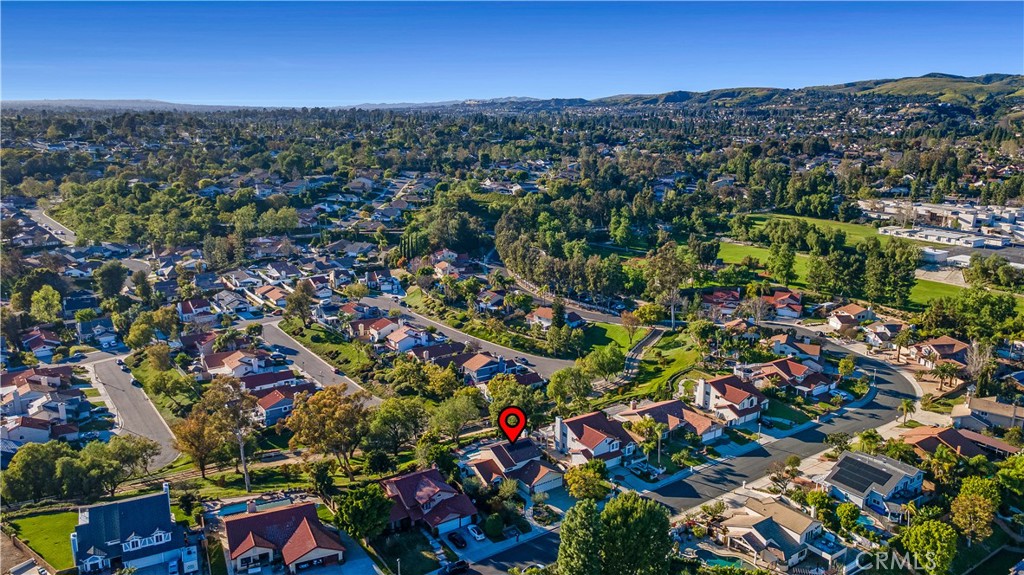 21390 Vía Del Parque Yorba Linda, CA 92887 - Photo 38 of 42 an aerial view of residential houses with outdoor space and trees