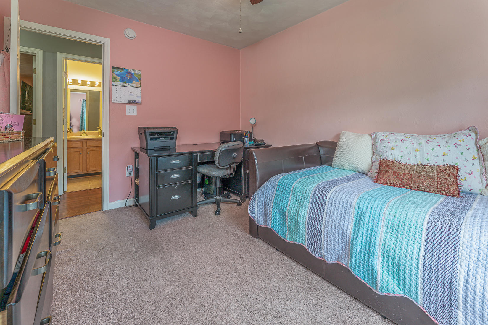 4245 Daugherty Road Salem, VA 24153 - Photo 20 of 44 a bedroom with a bed and a desk