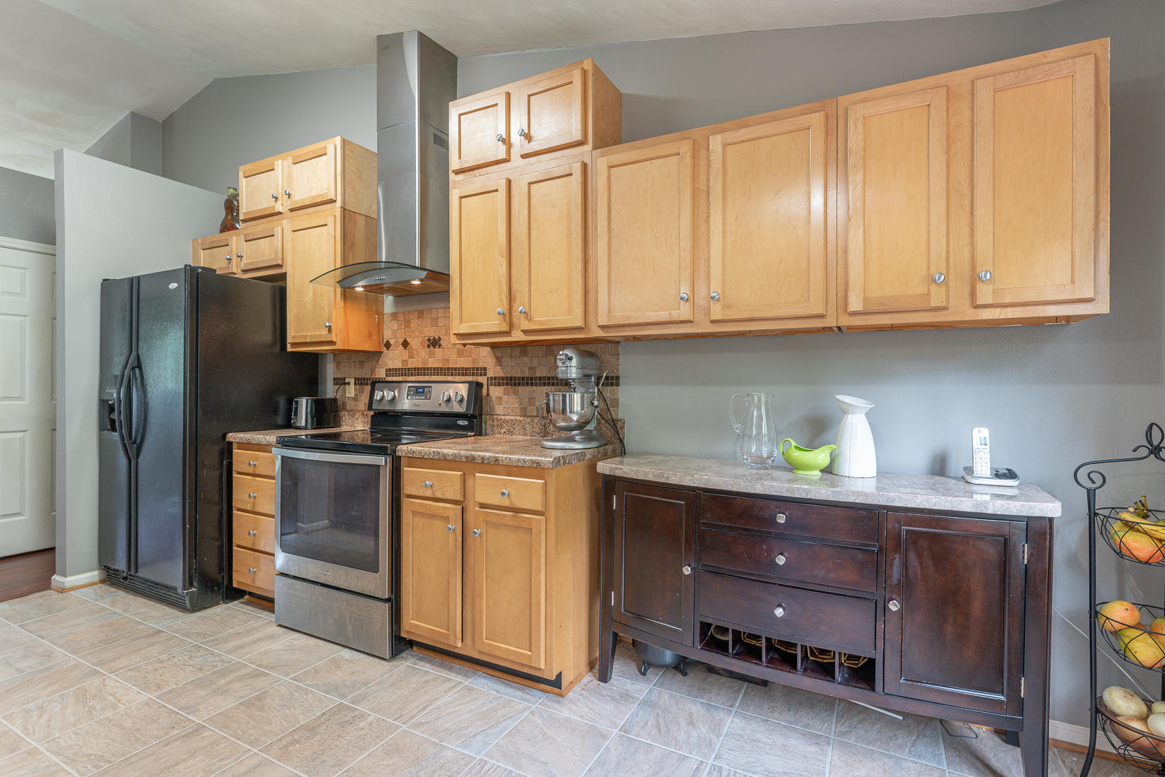 4245 Daugherty Road Salem, VA 24153 - Photo 10 of 44 a kitchen with stainless steel appliances granite countertop a refrigerator and a stove top oven