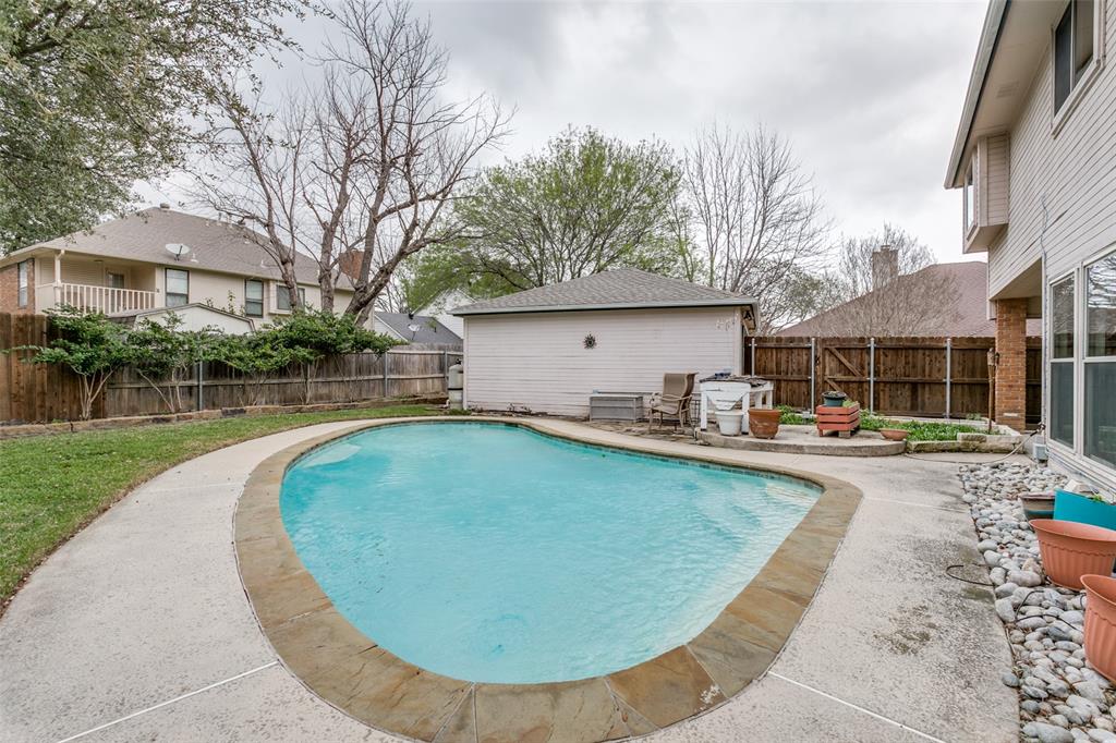 3438 Spring Willow Drive Grapevine, TX 76051 - Photo 22 of 27 a view of a house with swimming pool and sitting area