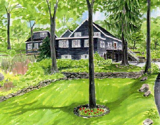 17 Forge Road Wilton, CT 06897 - Photo 1 of 1 a house view with a garden space