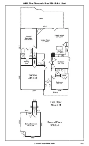 $469,900 | 8416 Olde Stonegate Lane, Mint Hill, NC 28227