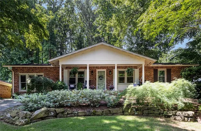 front view of house with a yard