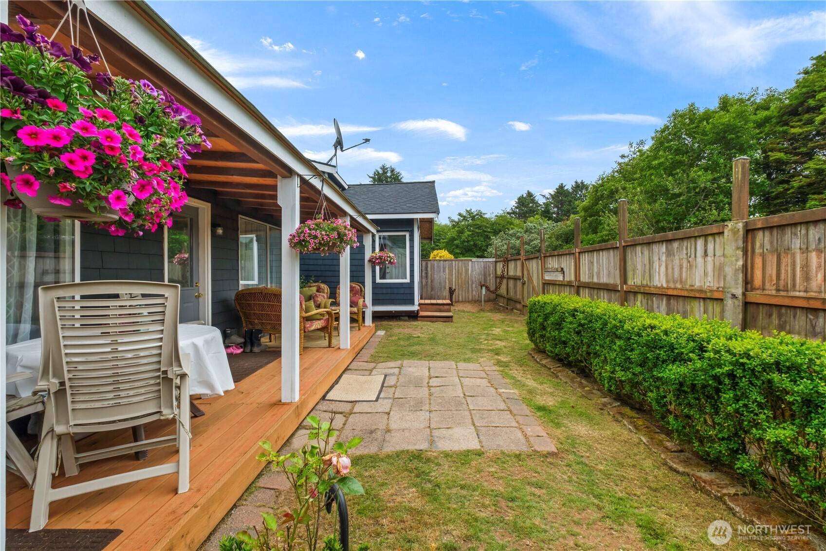 4 Memory Lane Copalis Beach, WA 98535 - Photo 4 of 29 a view of a porch with furniture