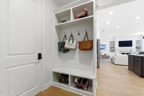 a view of storage and utility room