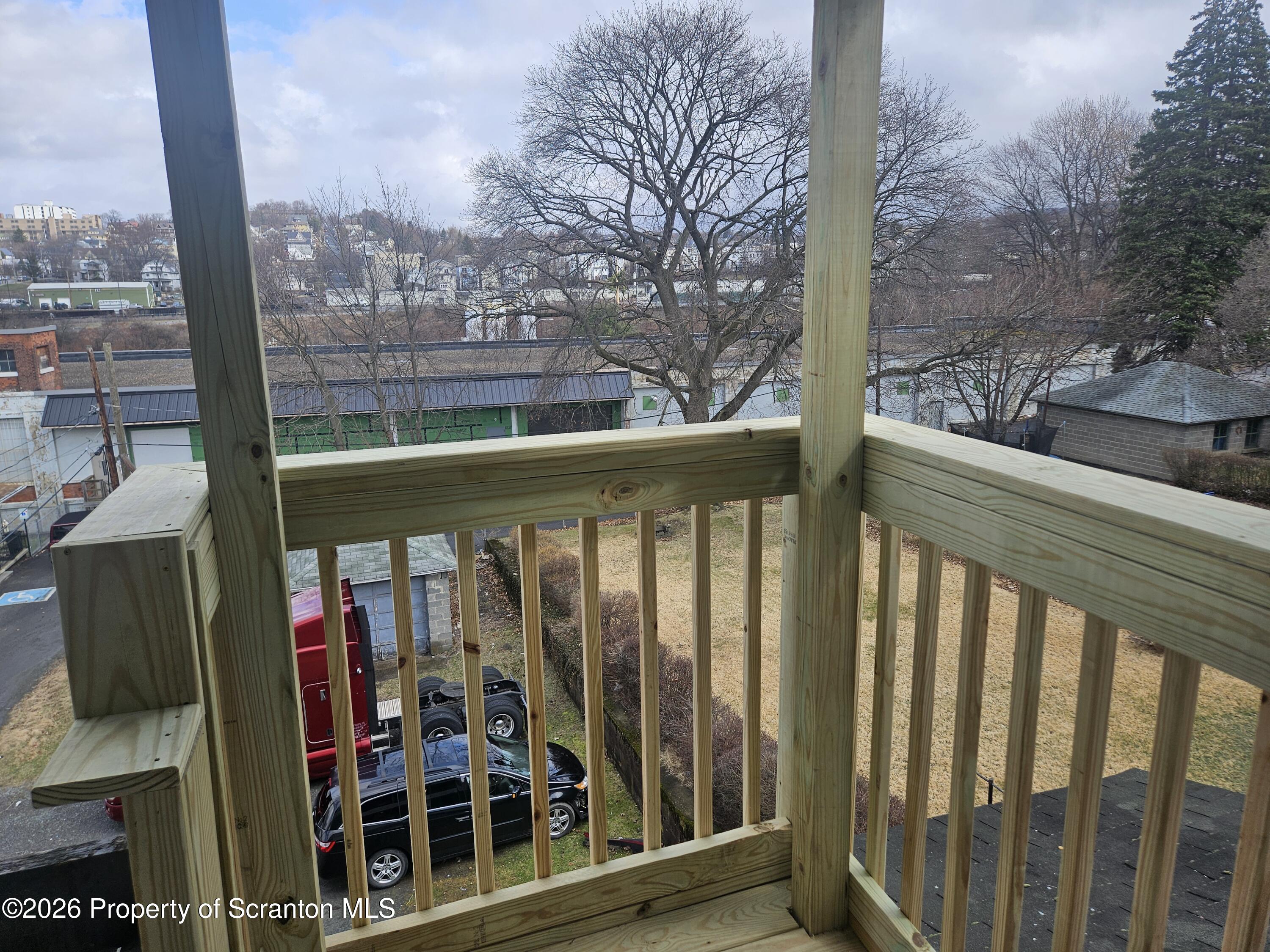 715 Moosic Street, Unit 5 Scranton, PA 18505 - Photo 5 of 14 a view of a balcony with an outdoor space