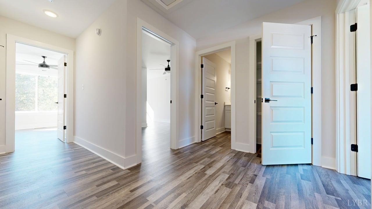 128 Allure Drive Rustburg, VA 24588 - Photo 15 of 30 a view of hallway with wooden floor