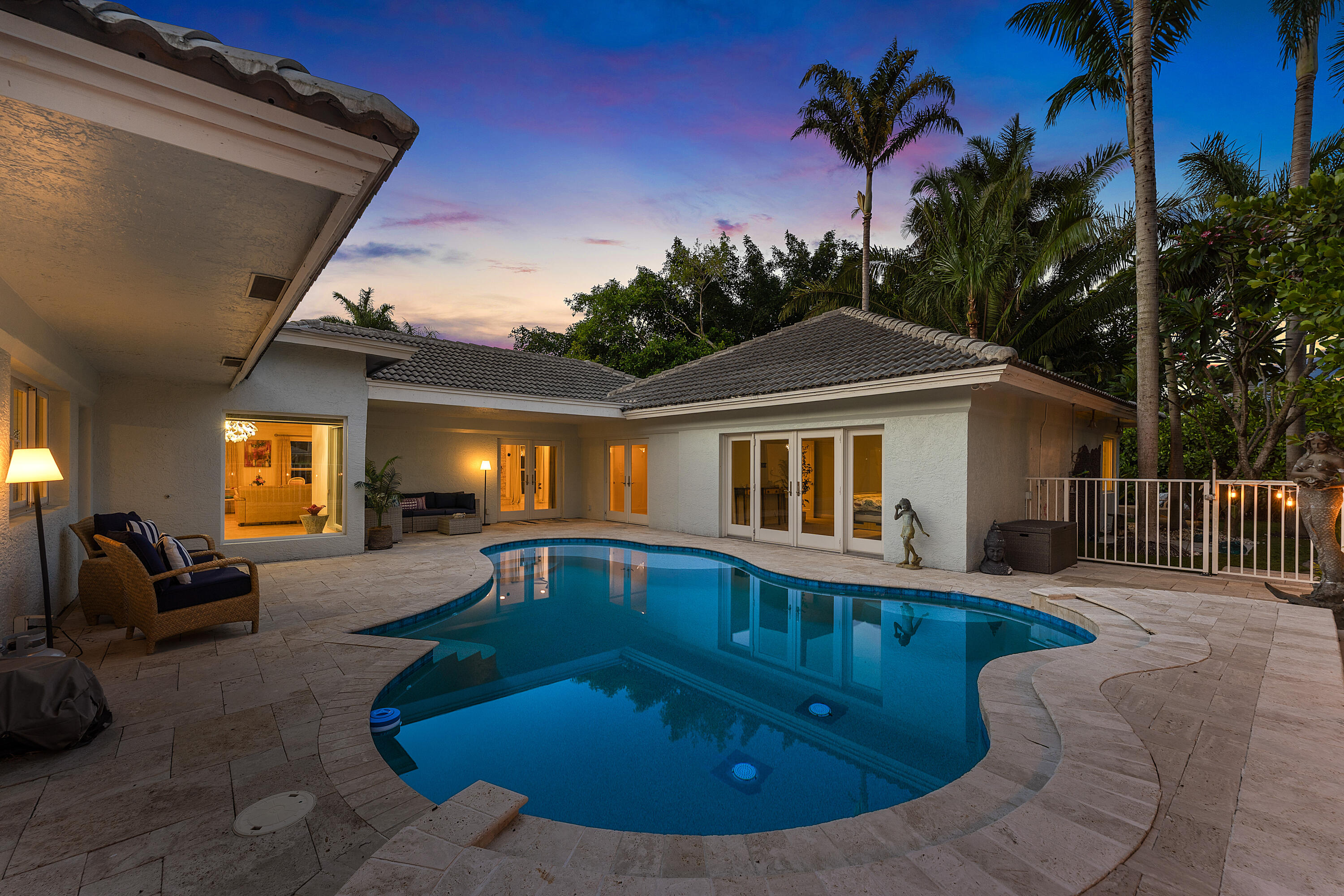 12108 Odyssey Road Boynton Beach, FL 33436 - Photo 29 of 50 Pool Night VIew