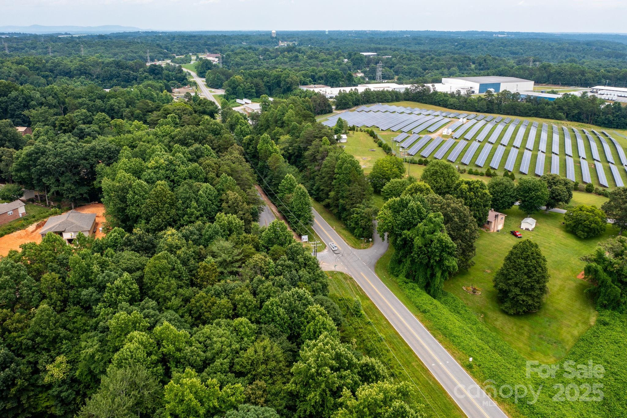 a view of a swimming pool with a garden