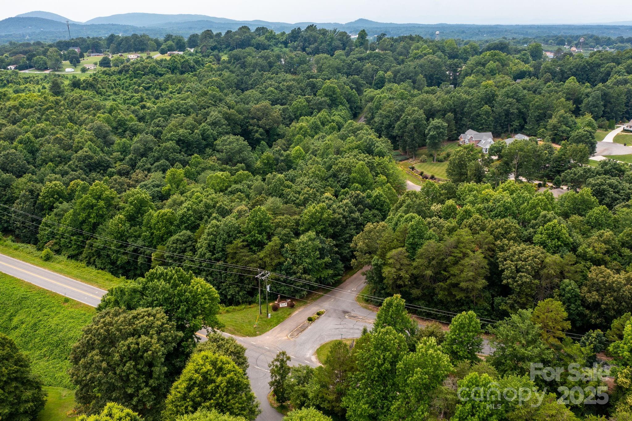 351 I-40 Access Road Hildebran, NC 28637 - Photo 3 of 36 an aerial view of a forest with houses