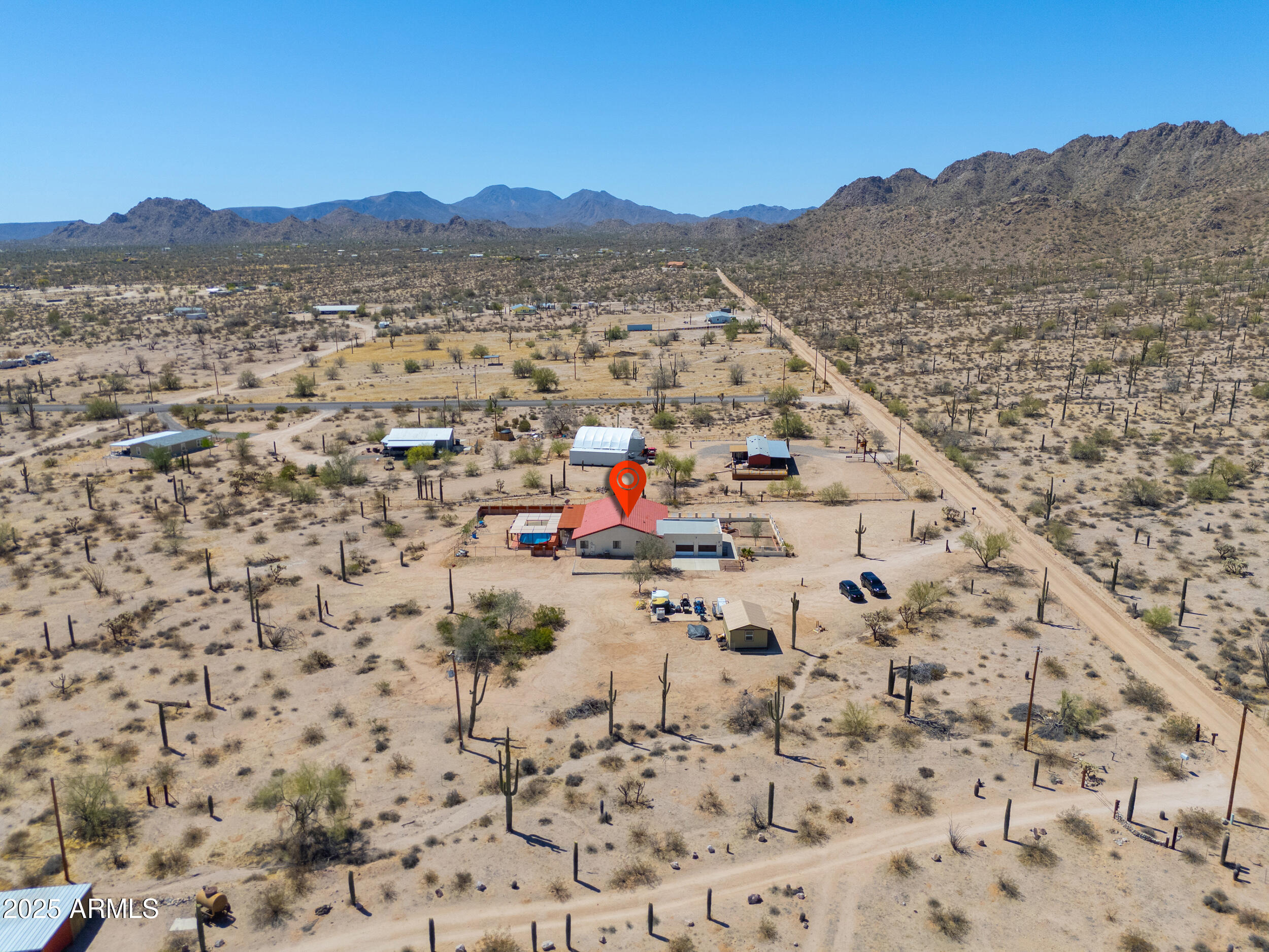209 South Hidden Valley Road Maricopa, AZ 85139 - Photo 34 of 39 a view of city and mountain