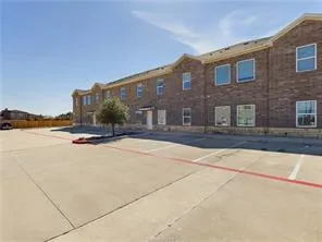 a building view with a outdoor space