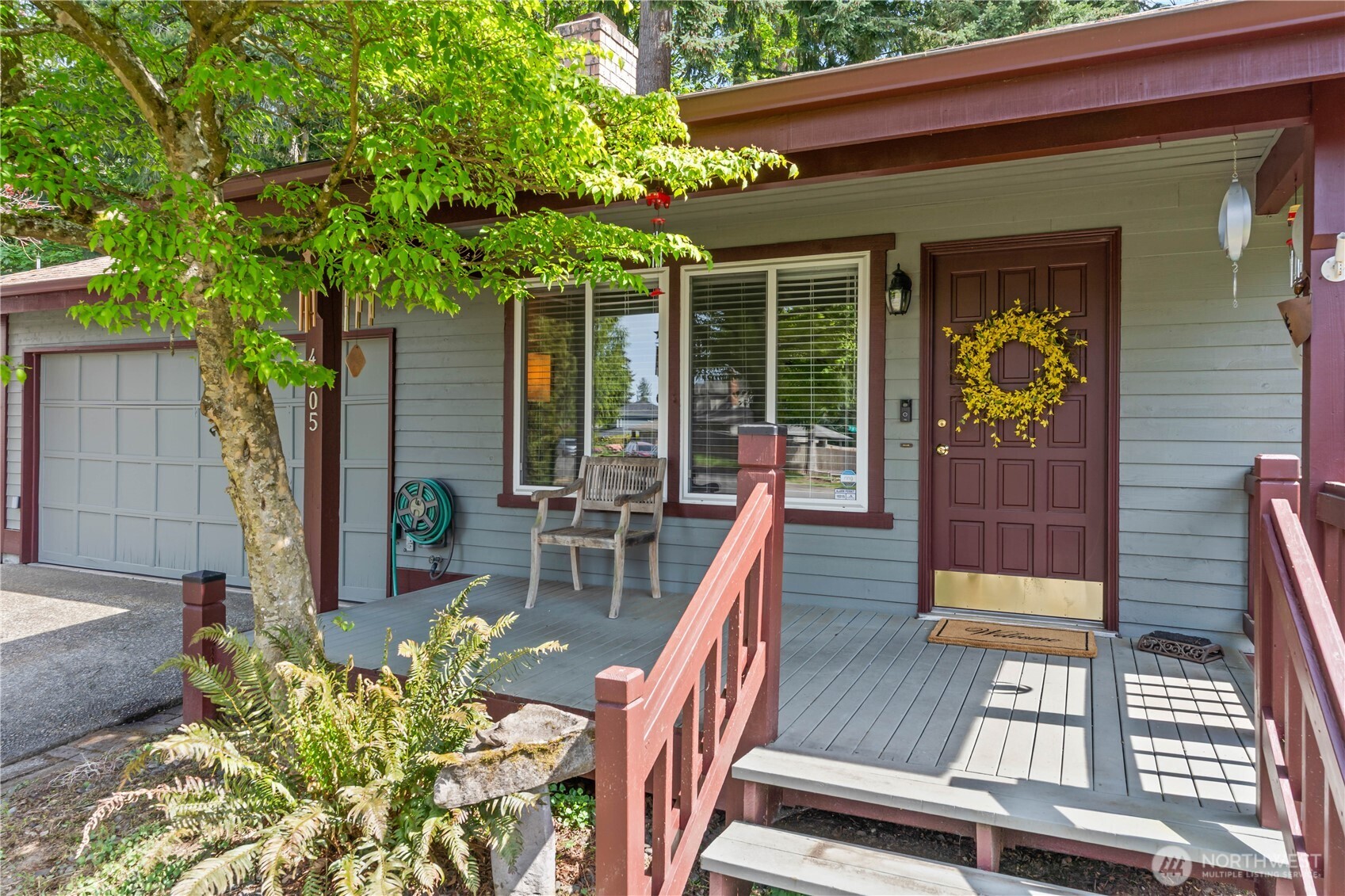 4505 Southwest 317th Place Federal Way, WA 98023 - Photo 5 of 31 a view of a patio with chairs and potted plants