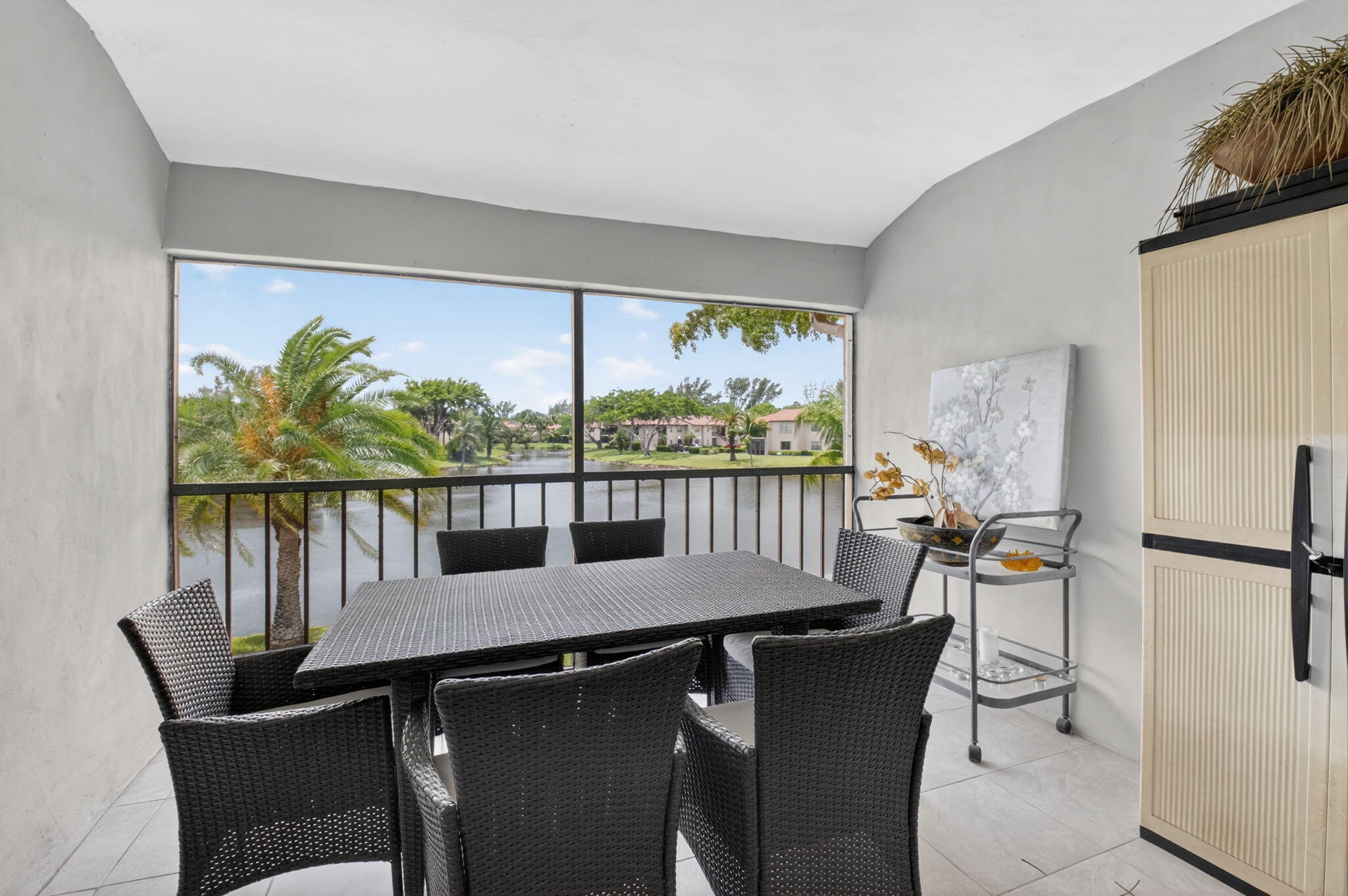 9299 Vista Del Lago, Unit 16D Boca Raton, FL 33428 - Photo 14 of 39 Screened Balcony