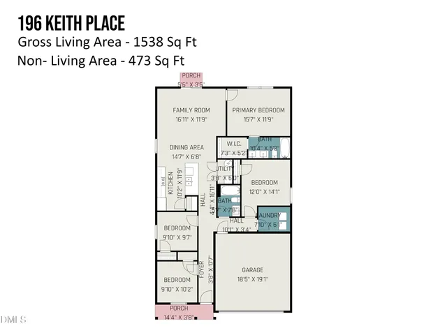 $286,000 | 196 Keith Place, Roxboro, NC 27573