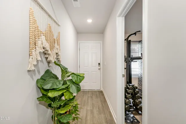 a view of front door of a house