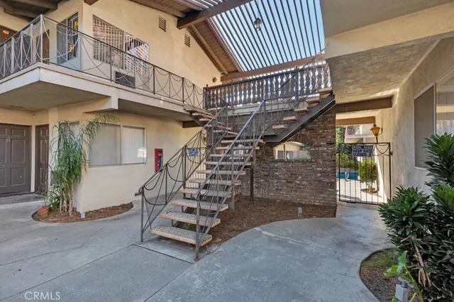 a front view of a house with garage