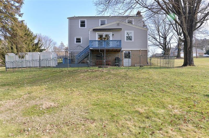 2595 Cole Road Wexford, PA 15090 - Photo 3 of 25 View from the rear of the home featuring a deck with new sun setter automatic awning.